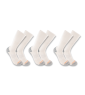 Women's Midweight Cotton-Tencel Comfort Crew Sock 3 Pack WHT-White | Carhartt SC8023W