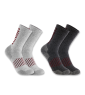 Men's Midweight Synthetic-Wool Blend Logo Crew Sock 2 Pack AS1-Assorted01 | Carhartt SC9522M