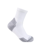 Men's Midweight Cotton Blend Quarter Sock 3 Pack WHT-White | Carhartt SQ6103M