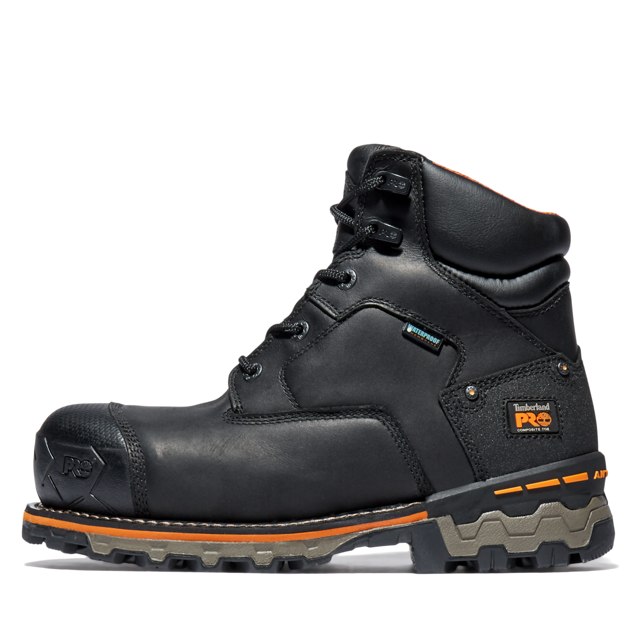 Mens 6IN BOONDOCK CT WP 001-Black | Timberland PRO TB1A1FZP