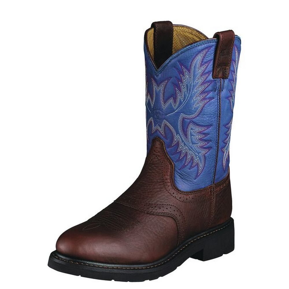 Ariat men's sierra saddle work boots online