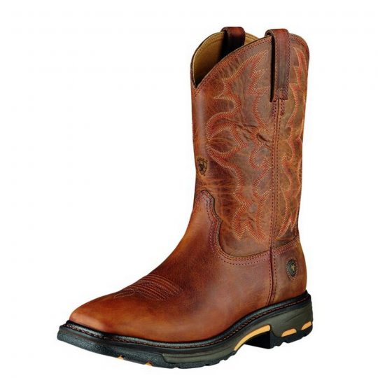 Men s WorkHog Wide Square Steel Toe Boot Ariat 10007044