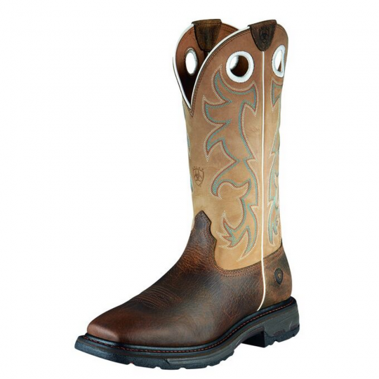 Men s WorkHog Square Steel Toe Tall Boot Ariat 10008205