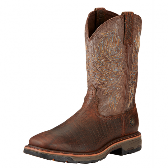 Men s WorkHog Wide Square Toe Boot Ariat 10017415