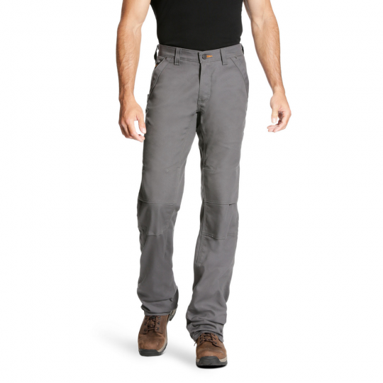 Men's Stretch Canvas Utility Work Pants - Straight Fit