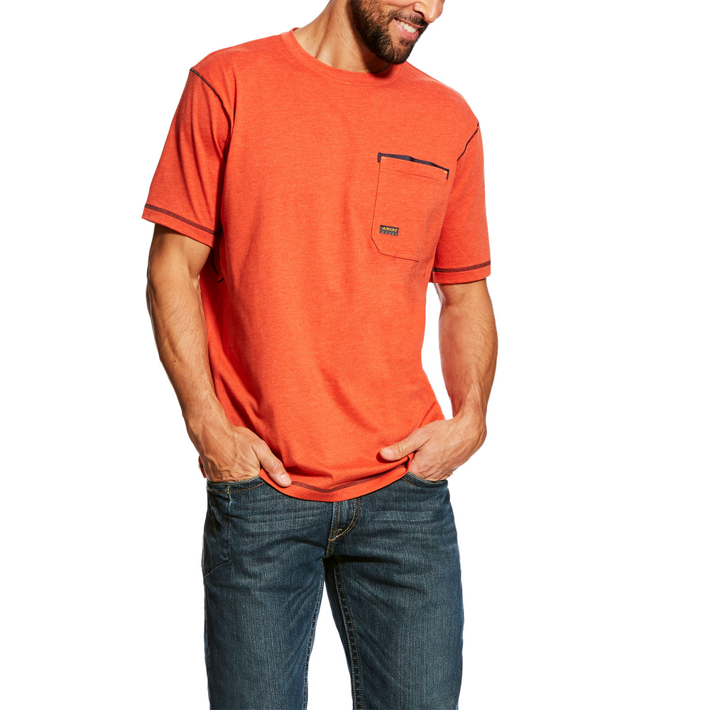 REBAR WORKMAN SHORT SLEEVE CREW T-SHIRT (Ariat)