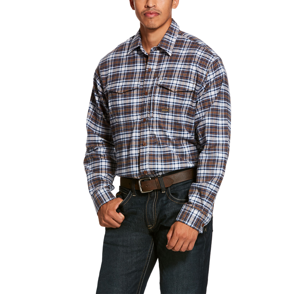 Men's Rebar DuraStretch Flannel Work Shirt | Ariat 10027820