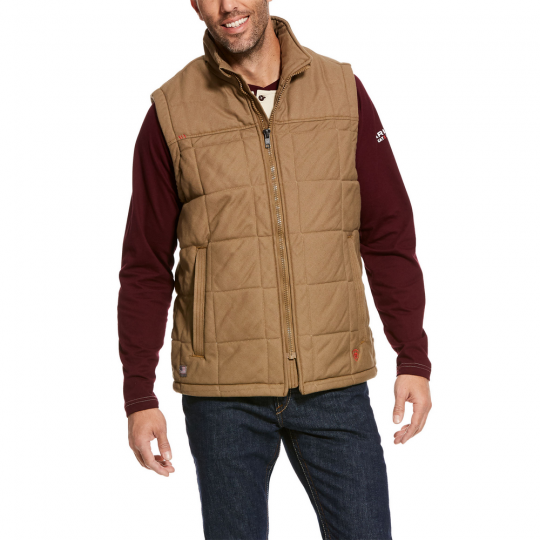 ariat brown vest