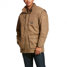 REBAR WASHED DURACANVAS INSULATED HOODED COAT