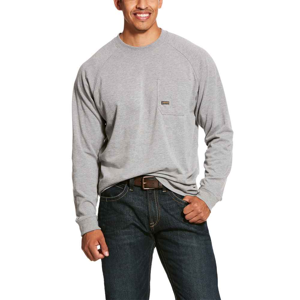 Men's Rebar Cotton Strong Durable T-Shirt | Ariat 10027905