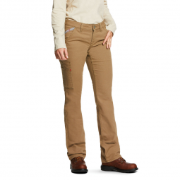 FR DURALIGHT STRETCH CANVAS STRAIGHT MID RISE PANT