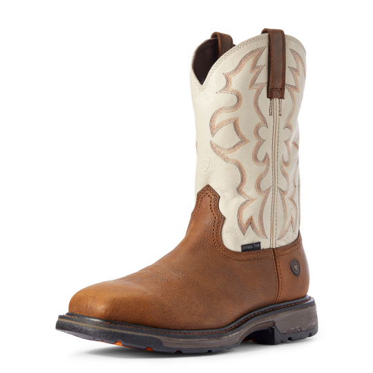 ariat workhog square steel toe boots