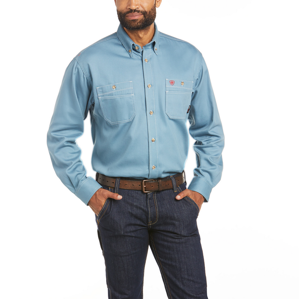 Men's FR Vented Button-Up Work Shirt | Ariat 10035433