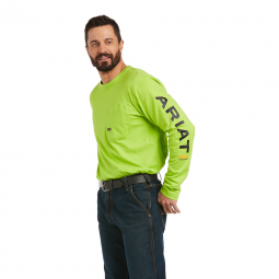 REBAR WORKMAN LOGO LONG-SLEEVE TEE