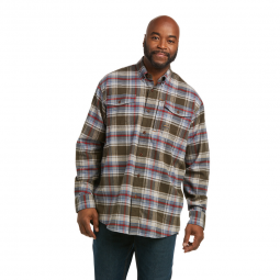 REBAR FLANNEL DURASTRETCH LONG-SLEEVE WORK TOP