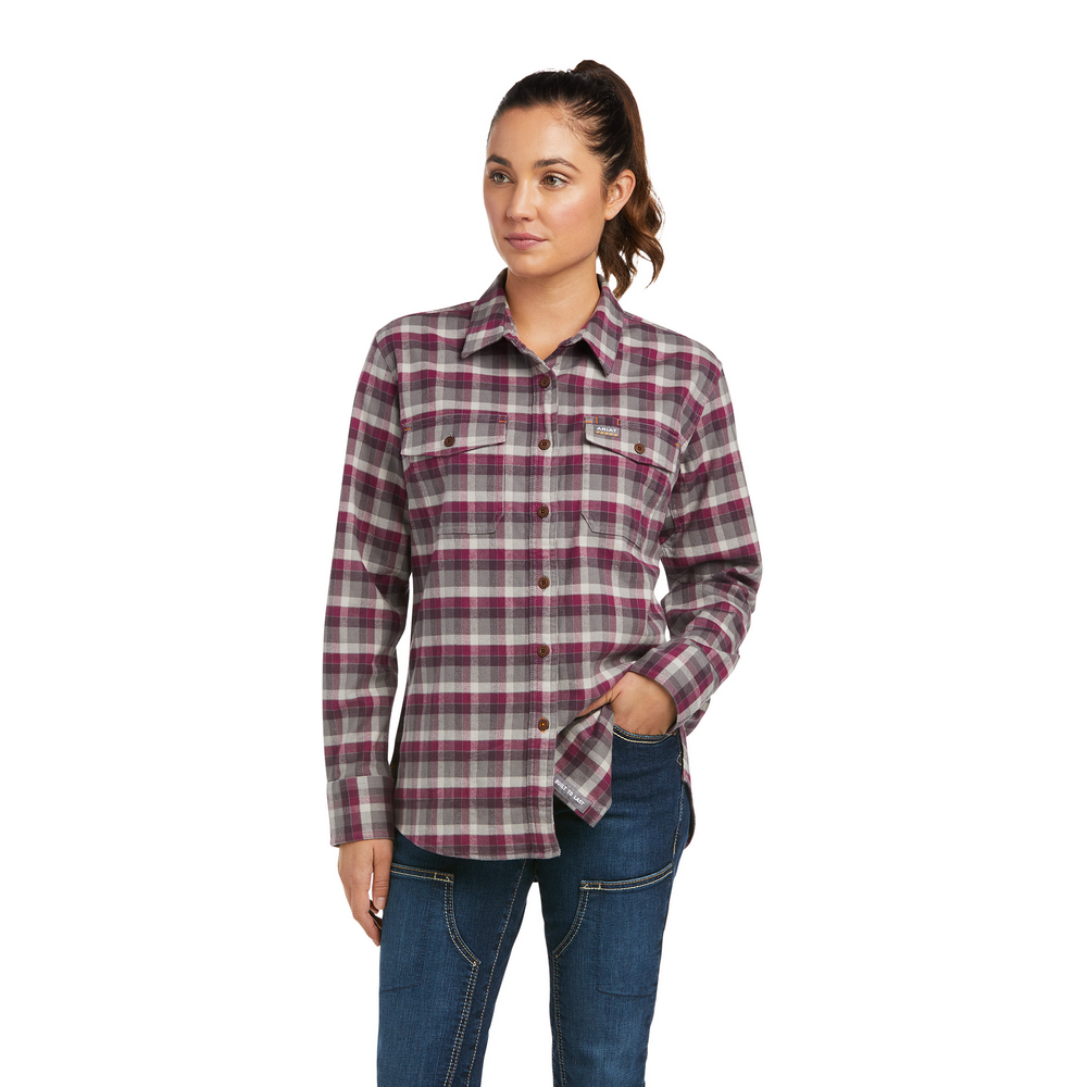 Women's Rebar Long Sleeve Flannel Shirt | Ariat 10037475