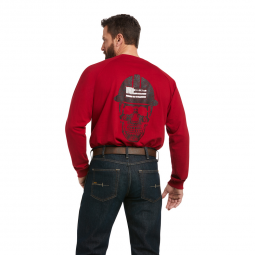 REBAR COTTON-STRONG ROUGHNECK GRAPHIC LONG-SLEEVE TEE