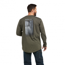 REBAR WORKMAN ALLOY FLAG GRAPHIC T-SHIRT