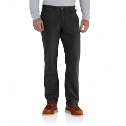 Carhartt mens Firm Duck Double- Front Dungaree B01 calças utilitárias de  trabalho, Carhartt Brown, 42W x 34L eua