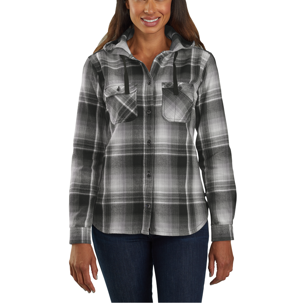 Women's Beartooth Hooded Flannel Shirt | Carhartt 103235