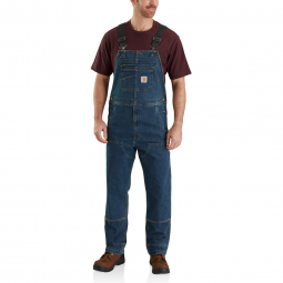 Carhartt Denim Bib Overalls Men's Size 3XL Blue Jeans