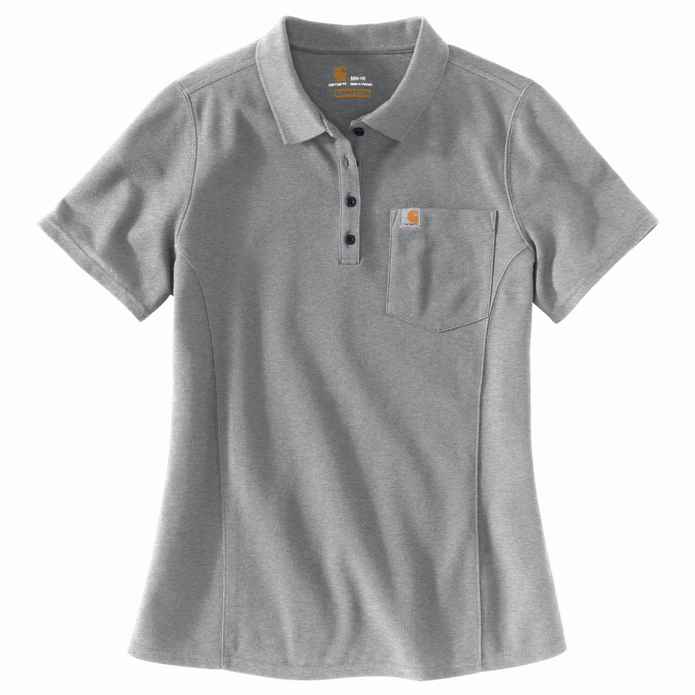 Women's Relaxed Fit Short Sleeve Polo | Carhartt 104229