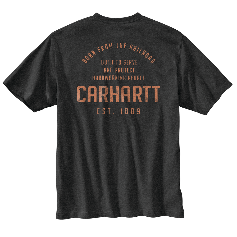 Men's Short-Sleeve Pocket Railroad T-Shirt | Carhartt 104608
