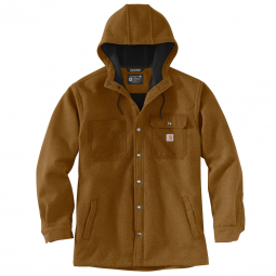 RELAXED FIT HEAVYWEIGHT HOODED SHIRT JAC
