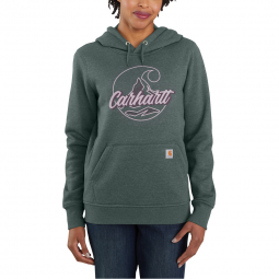 RELAXED FIT MIDWEIGHT C LOGO GRAPHIC SWEATSHIRT