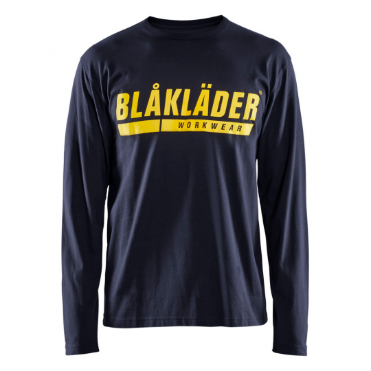 Men's Long Sleeve T-Shirt With Logo | Blaklader 35571042