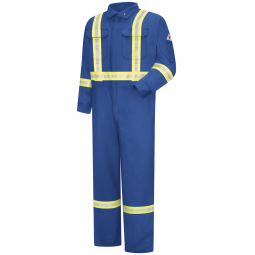 PREMIUM LIGHTWEIGHT COOLTOUCH COVERALL WITH REFLECTIVE TRIM