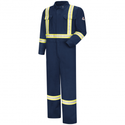 ULTRASOFT FR PREMIUM COVERALL WITH REFLECTIVE STRIPING