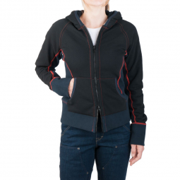 RUGGED ZIP UP DOUBLE LAYER HOODY