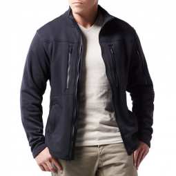 POLARTEC WIND PRO FR FLEECE JACKET WITH KNIT SIDE PANELS