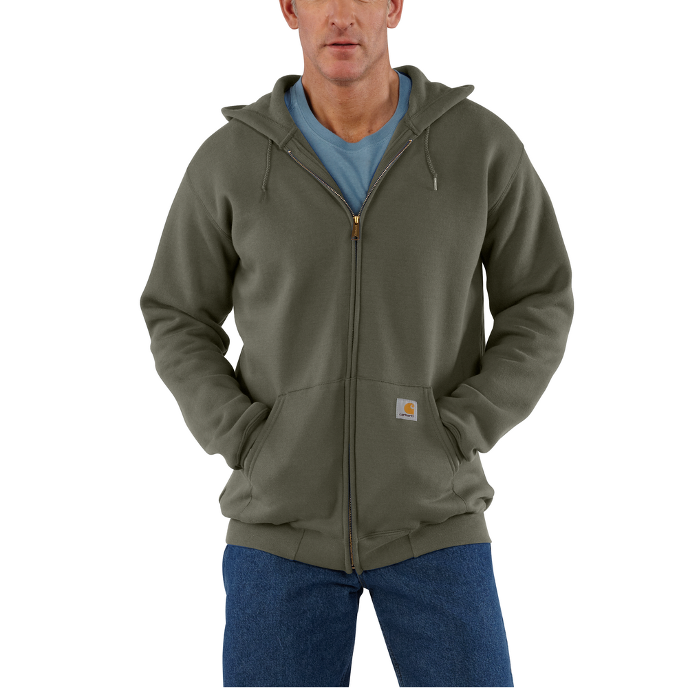 Men's Midweight Hooded Zip Front Sweatshirt | Carhartt K122