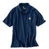 Carhartt Shirts: Men's K570 413 Dark Cobalt Blue Heather Pocket