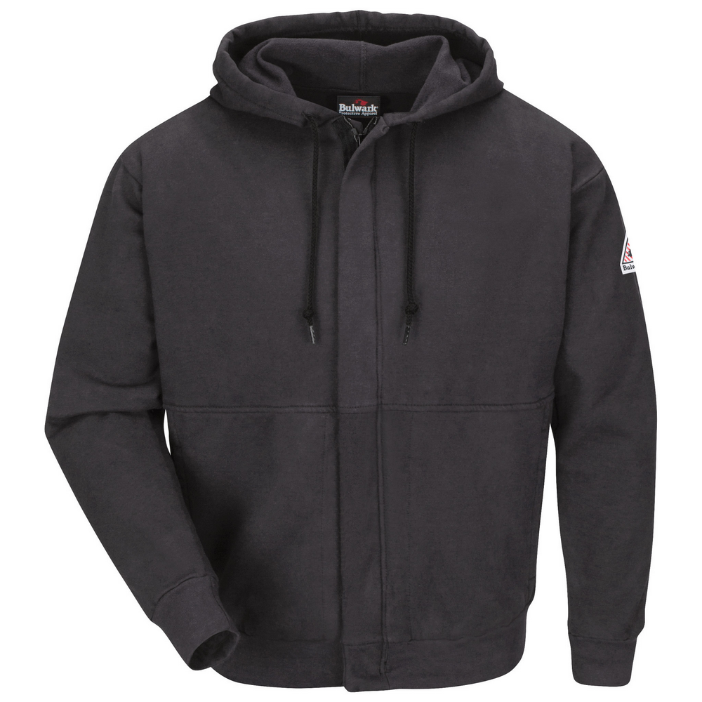 Men's FR Fleece Full-Zip Jacket With Hood | Bulwark SEH4