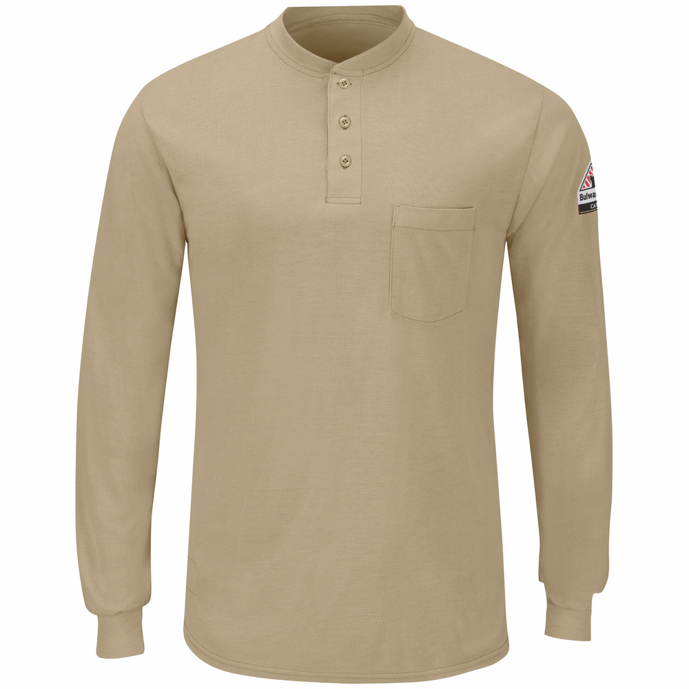 Ultrasoft® 6 oz Henley FR long sleeve shirt